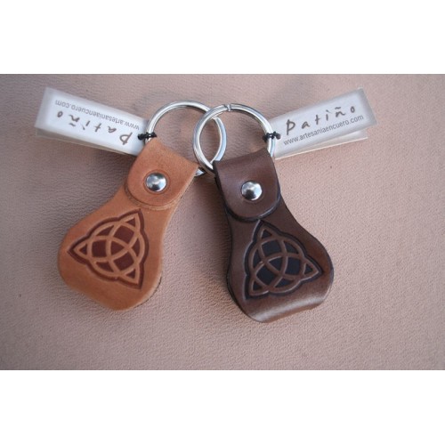 Llavero con Triqueta Grabado a Fuego