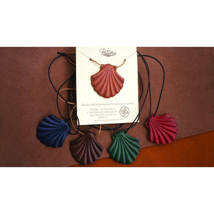 Colgante Concha de Cuero