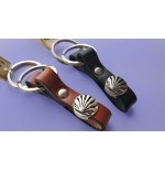 Llavero Doble Anilla con Concha