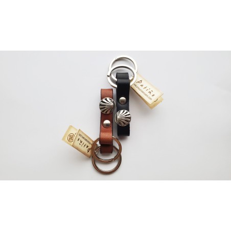 Llavero Doble Anilla con Concha