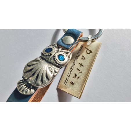 Llavero de Búho con Concha